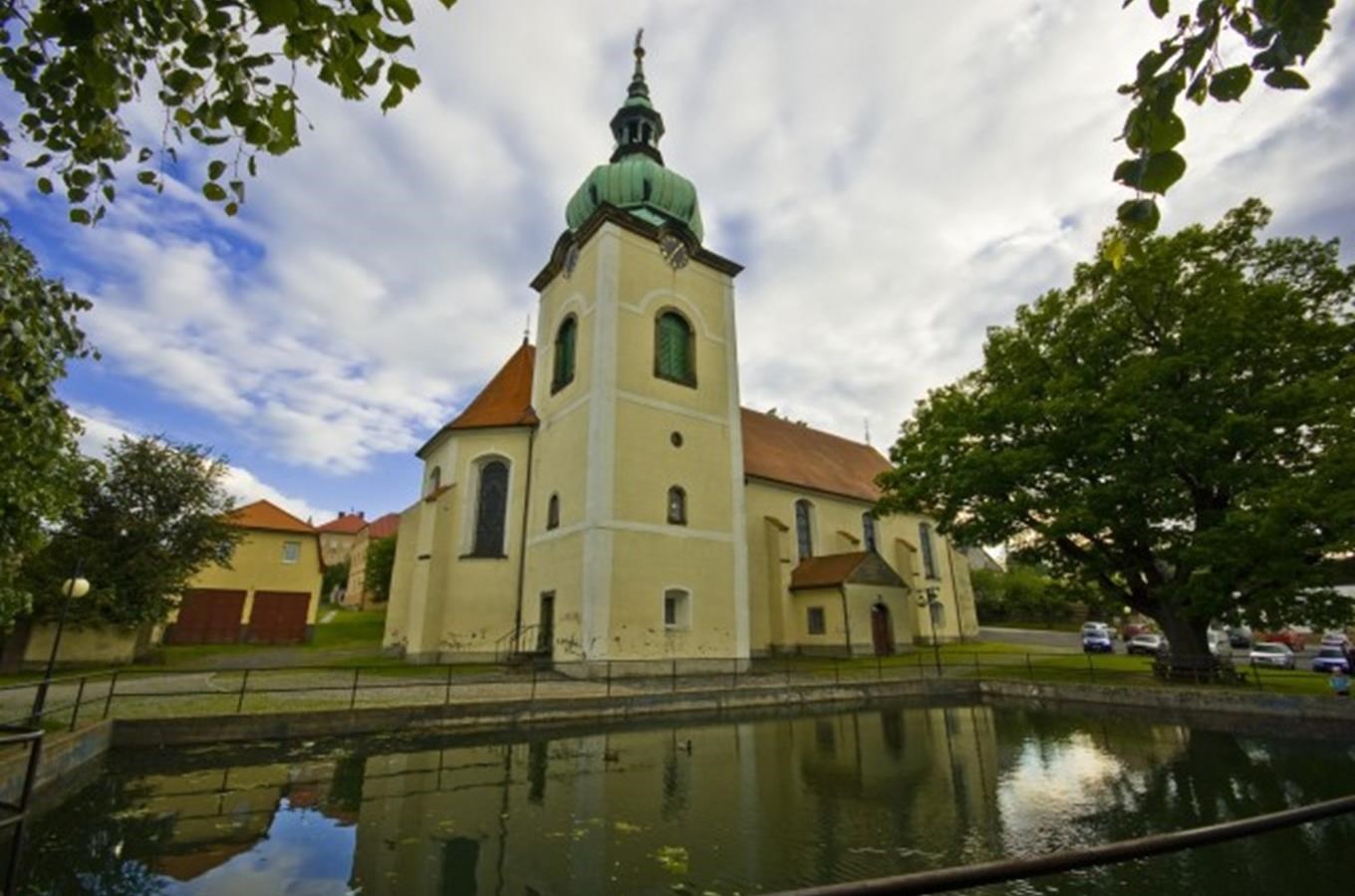 Kostel Nejsvětější Trojice v Jiřetíně pod Jedlovou 