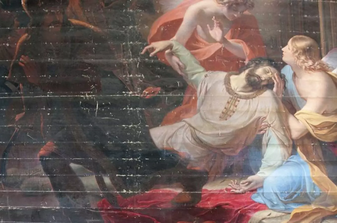 Výstava obřího obrazu Zavraždění sv. Václava ve vítkovickém Gongu