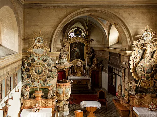 Interiér kostela sv. Marí Magdalény