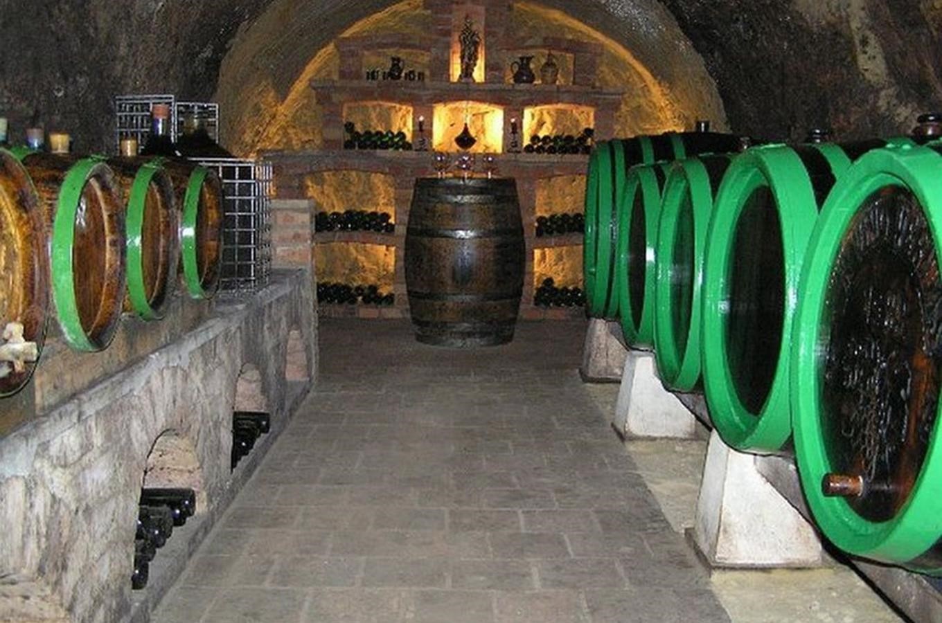 Ochutnávka vína ve sklípku Vinařství Zálešák v obci Vrbice