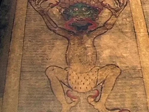 Codex Gigas ve Velehradském muzeu sv. Cyrila a Metoděje