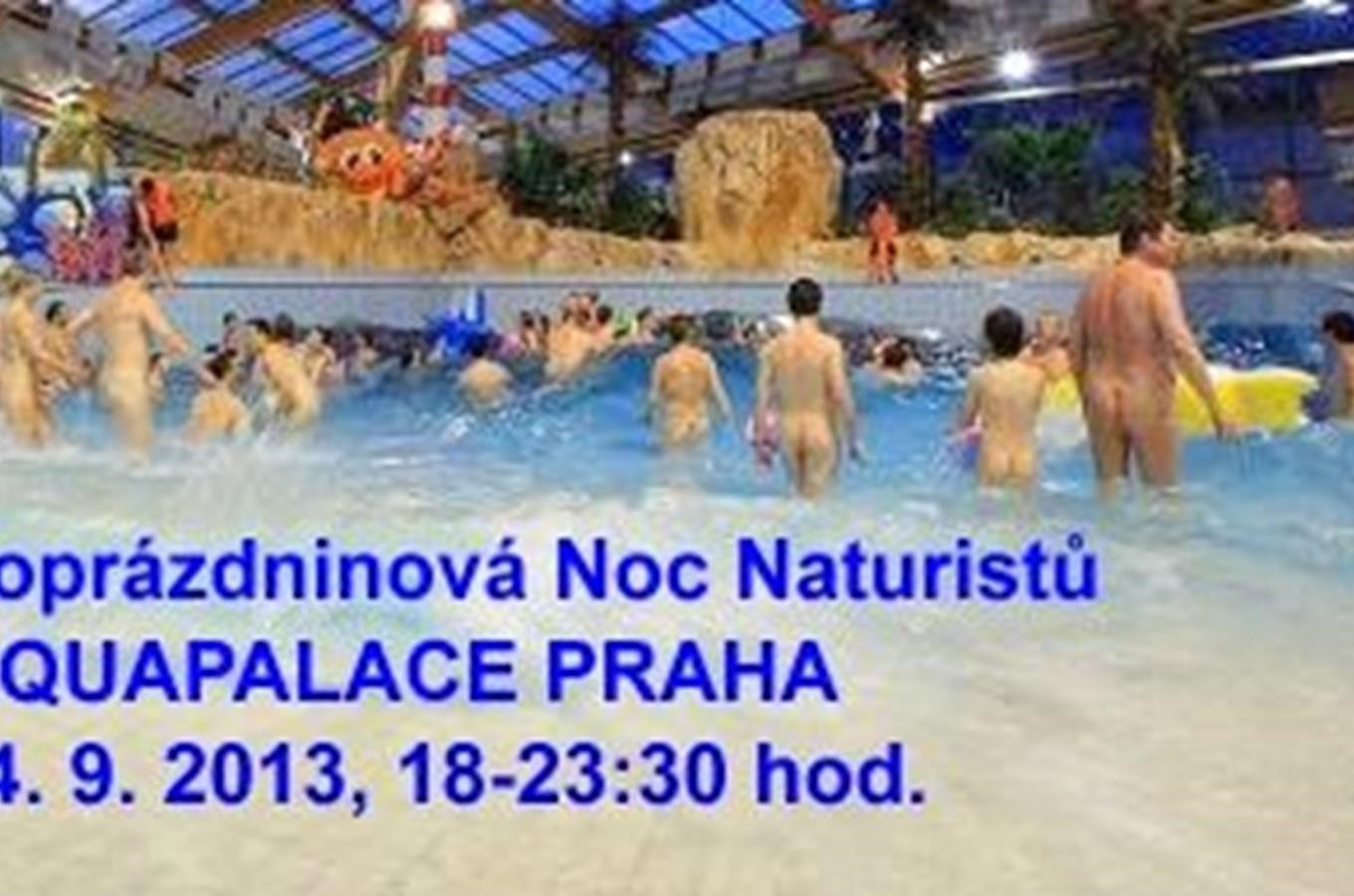 Poprázdninová Noc Naturistu Aquapalace Praha