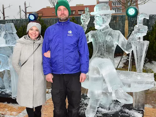 Festival ledových soch v Galerii Harfa 2020 – výstava ledových soch