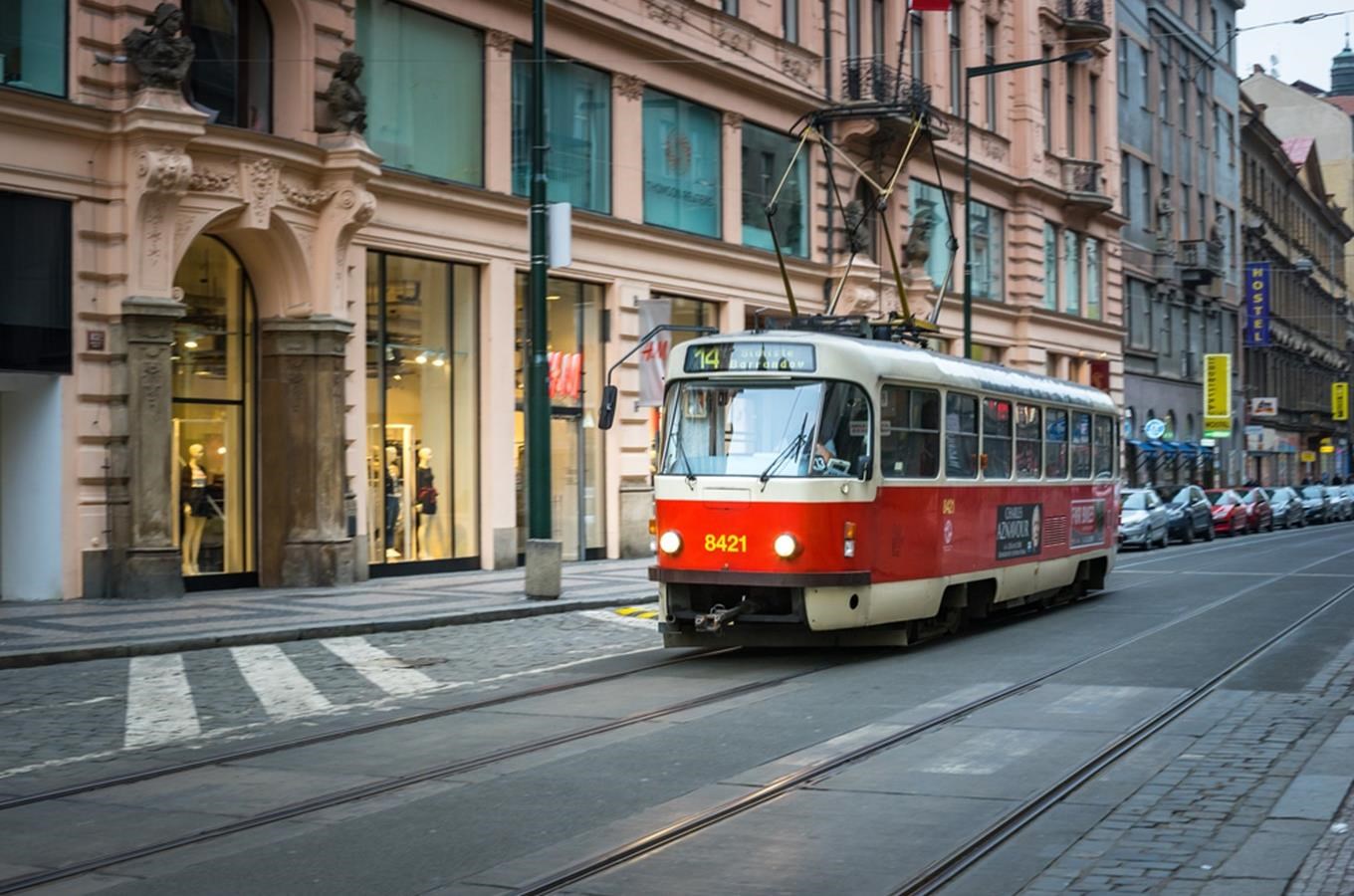 Historická tramvajová linka č. 23 v Praze - provoz přerušen