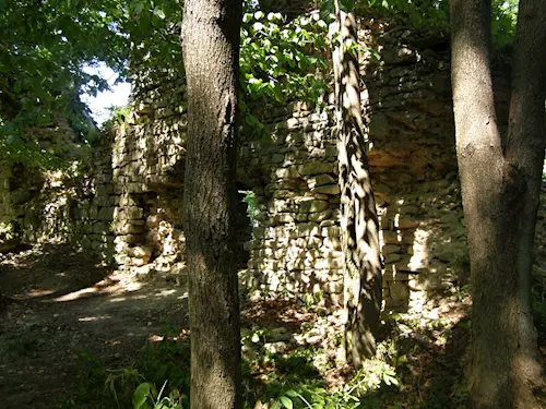 Zřícenina hradu Obřany u Chvalčova