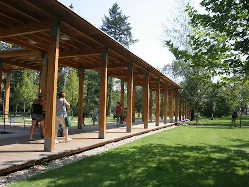 Lázeňský park a moderní kolonáda v Poděbradech