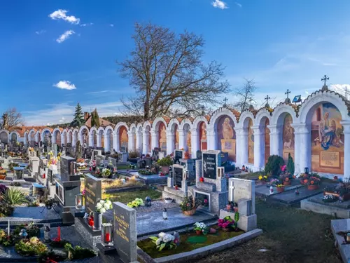 Kapličkový hřbitov v Albrechticích nad Vltavou