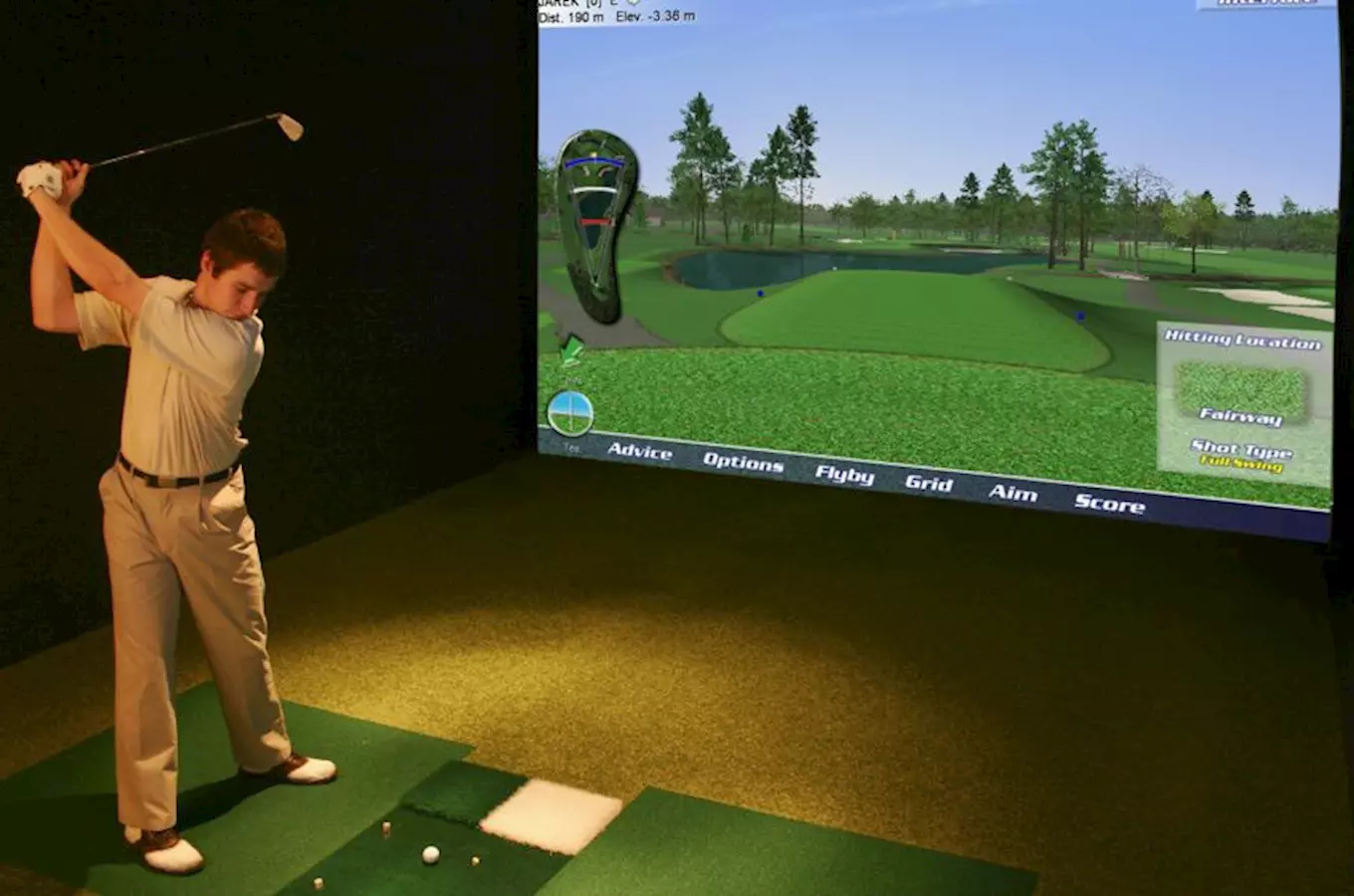 Golf Club Horal pořádá zimní turnaj v indoor golfu