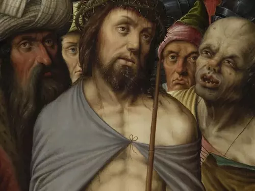 Posmívání Kristu - imitace Durera, Hans Hoffmann