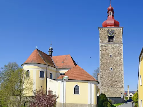 Městská gotická věž v Přibyslavi