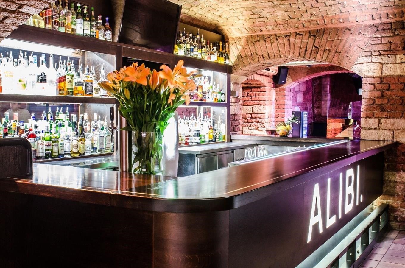 Alibi bar v centru Prahy