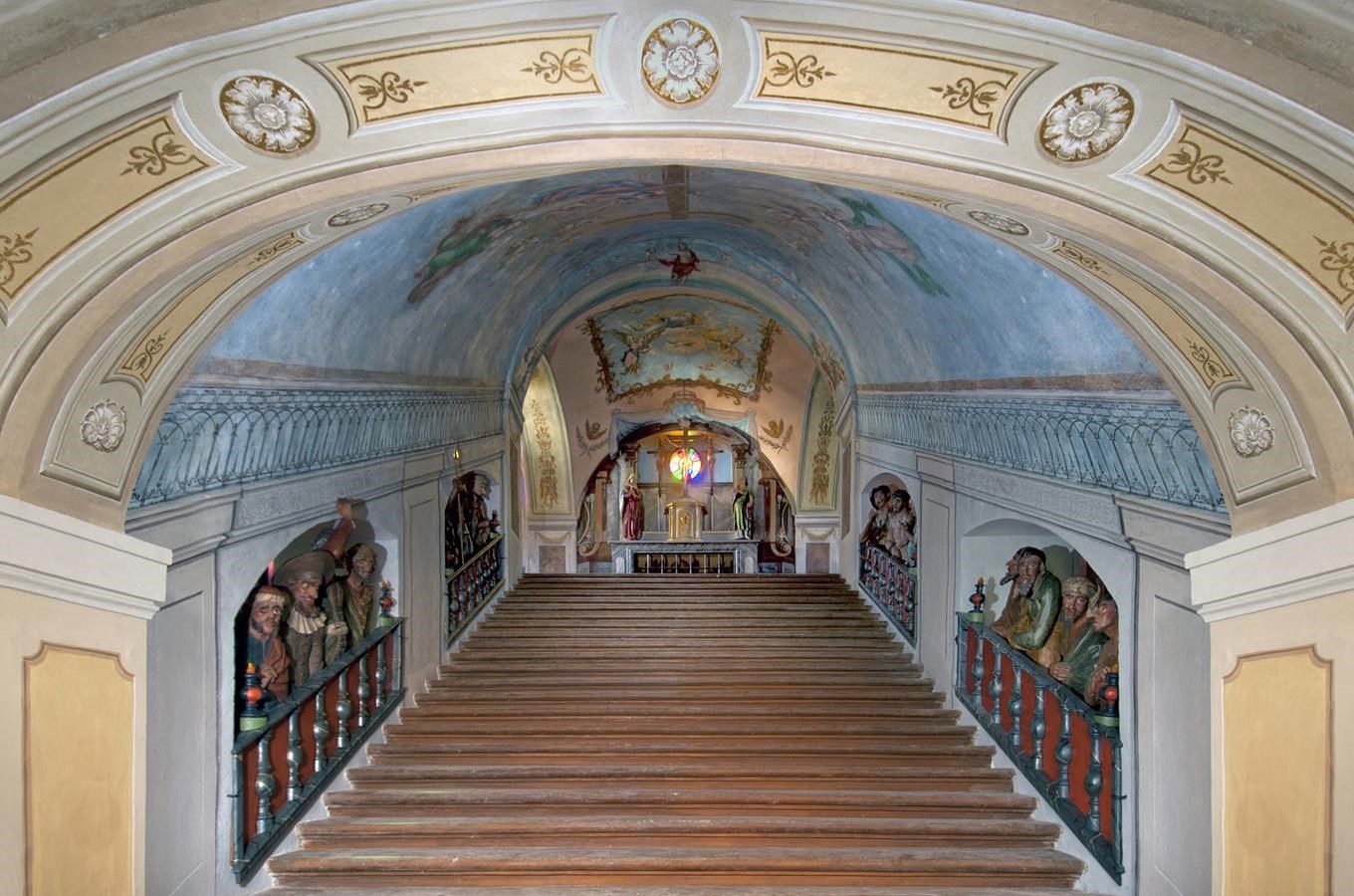 Kaple Svatých schodu v Rumburku. Celkový pohled. Foto Jirí Stejskal