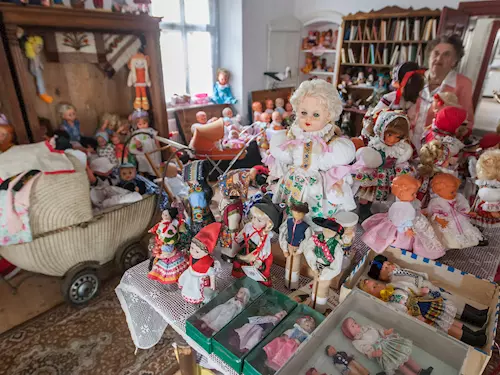 Muzeum retro panenek v Bobrové na Žďársku