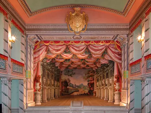 Barokní zámecké divadélko v Litomyšli