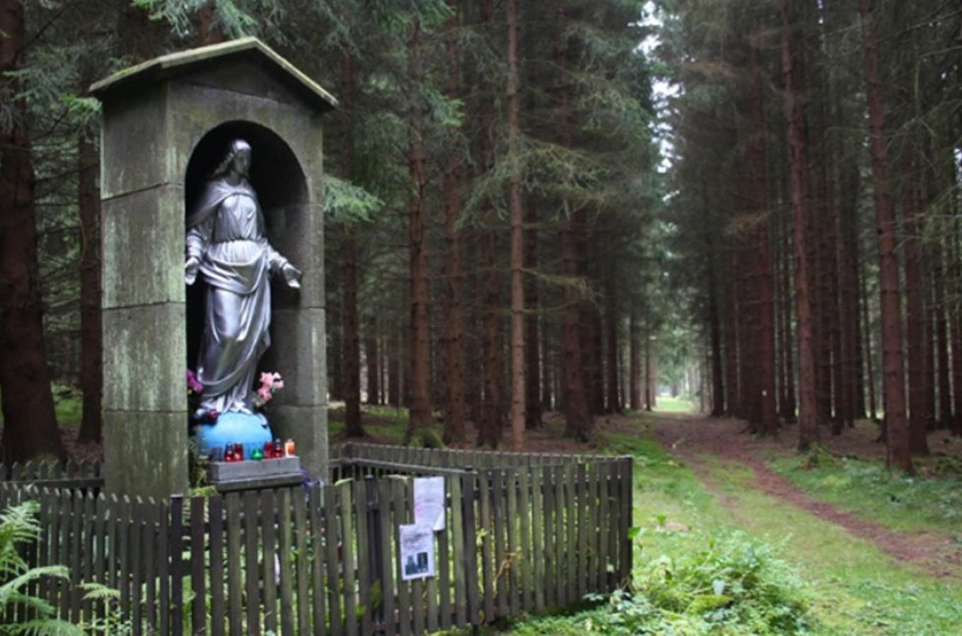 Železná panna v lese u Rožmitálu pod Třemšínem