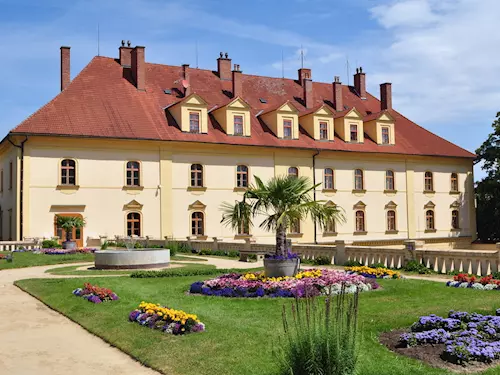 Zámecký park a zámek v Lipníku nad Bečvou