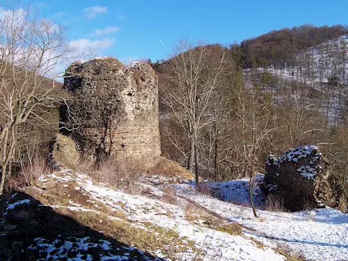 Zřícenina hradu Týřov