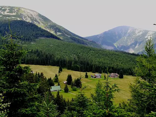 Modrý Důl v Krkonoších – horská osada pod Studniční horou