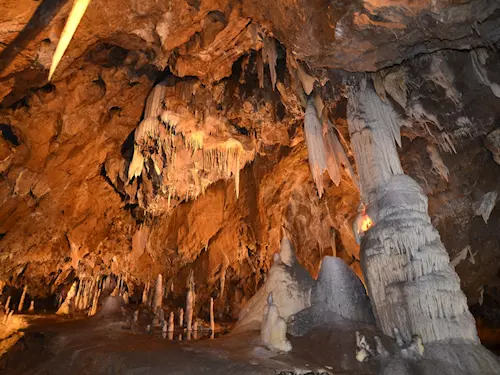 Jeskyne jsou otevreny také v zimních mesících