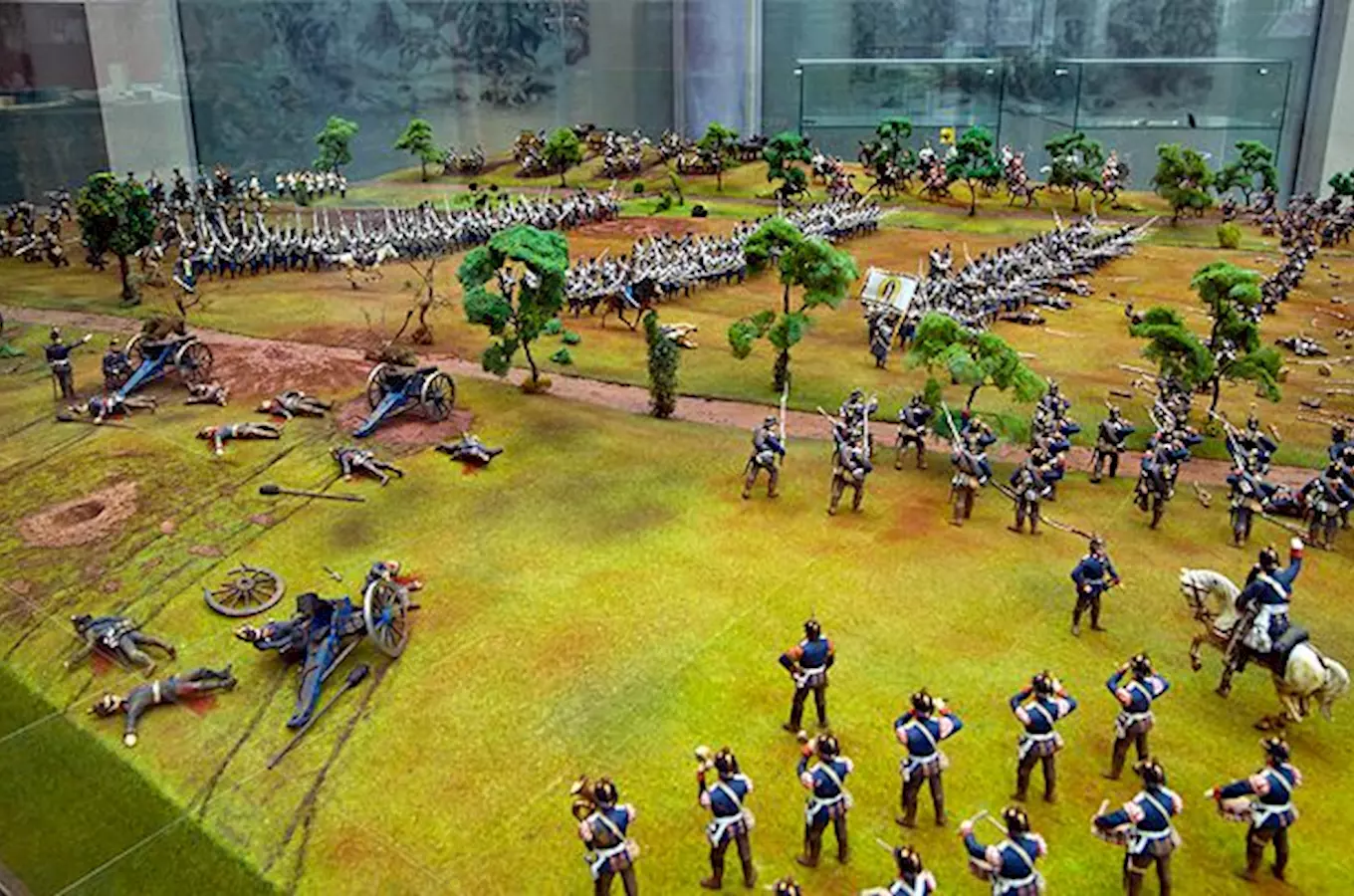 Nové dioráma bojů Knebleovy brigády na Chlumu