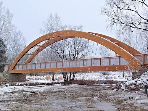 Na Šumave stojí nejdelší drevený most v Cesku