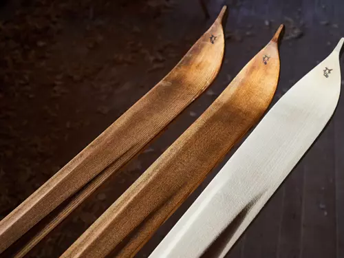 Výroba klasických dřevěných lyží Jasanky 