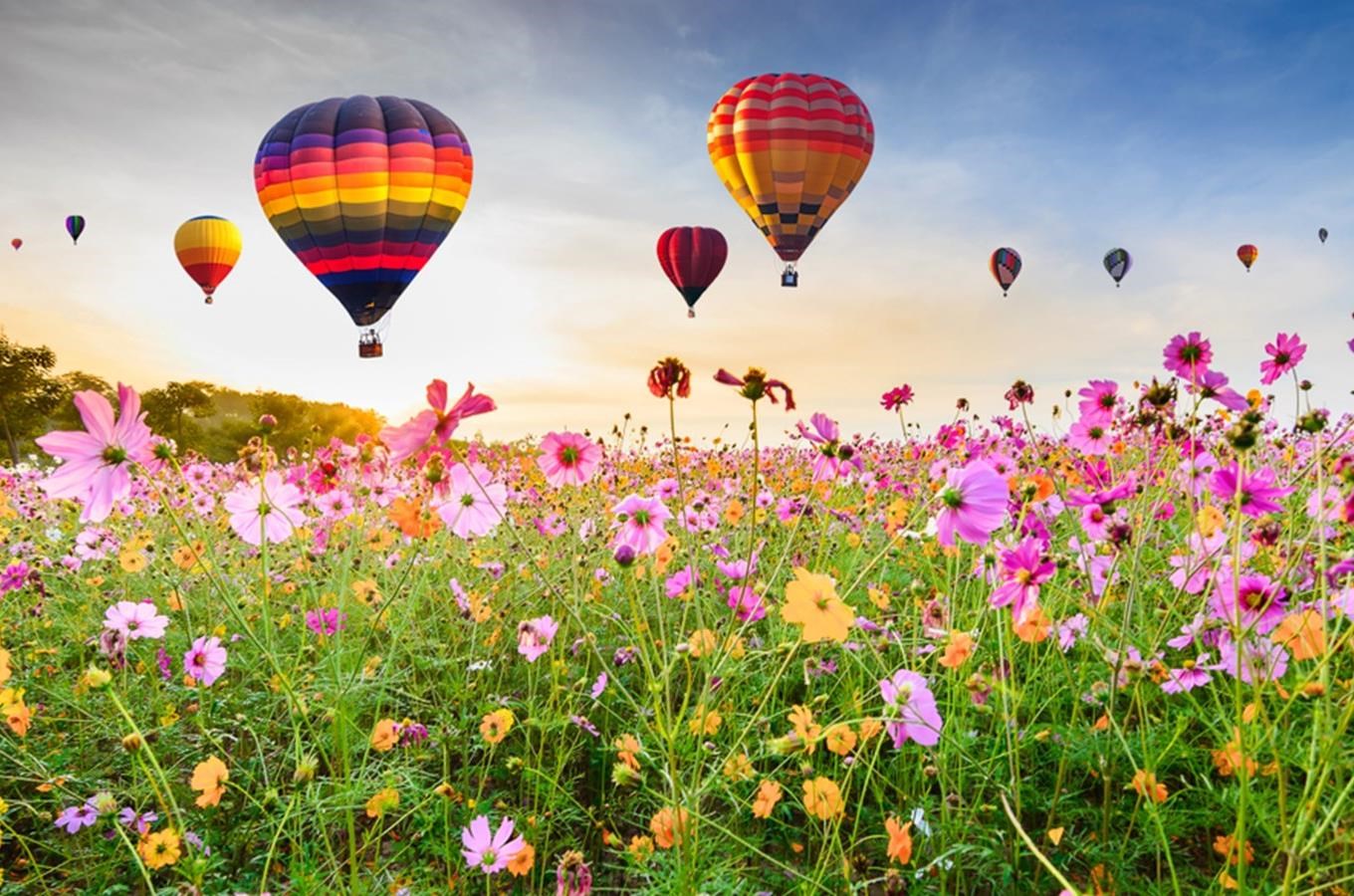 10 tipů na vyhlídkový let balónem