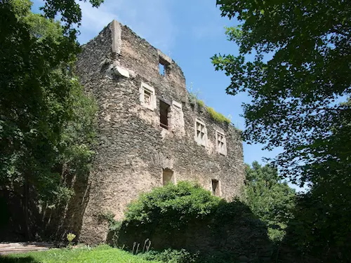 Zřícenina hradu Nový Hrádek v Podyjí