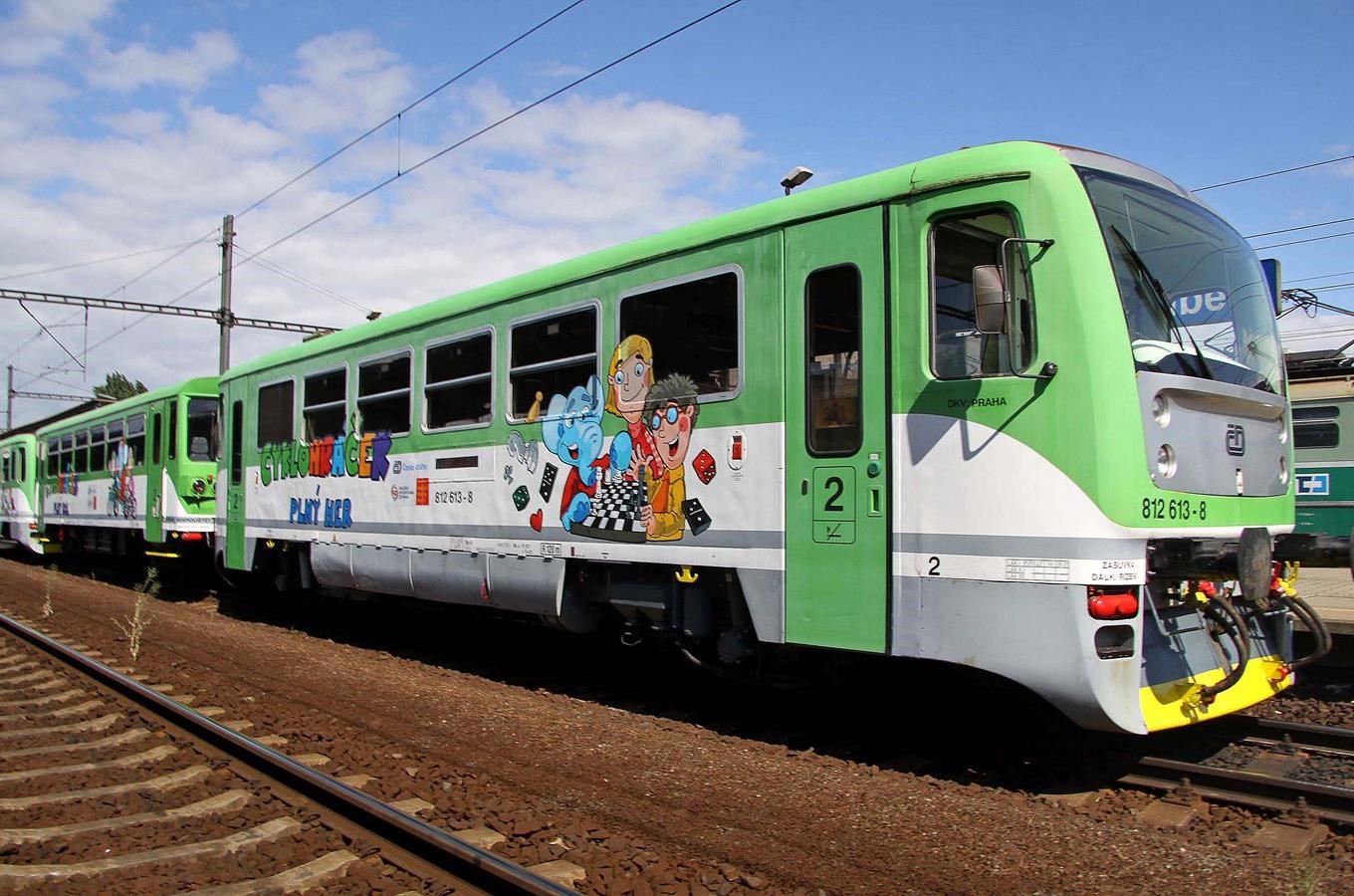 Speciální vlak Cyklohráček upravený pro děti vyjede v sobotu letos poprvé