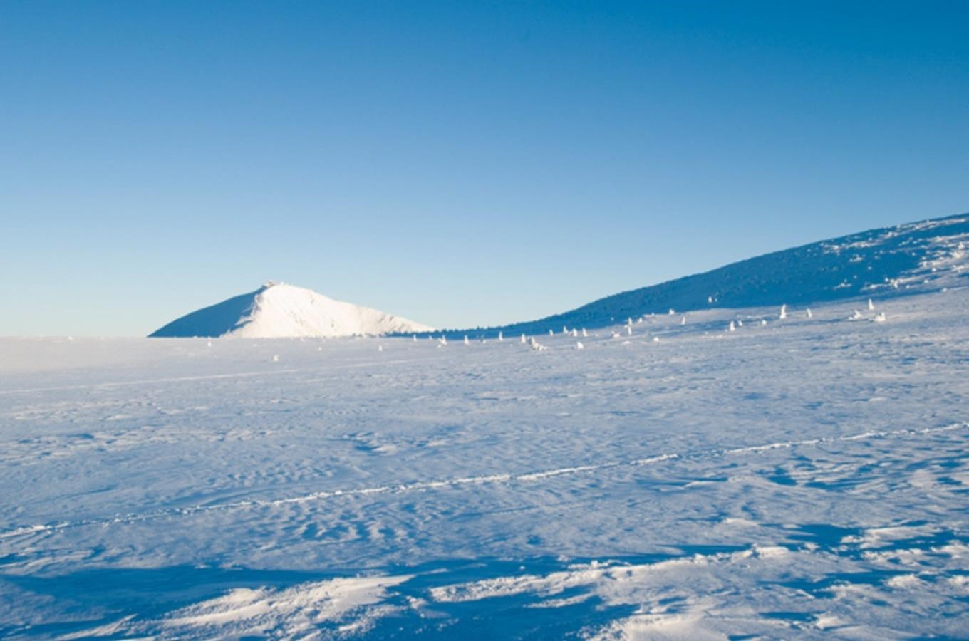 Jak vypadá nejvyšší česká hora Sněžka z ptačího pohledu