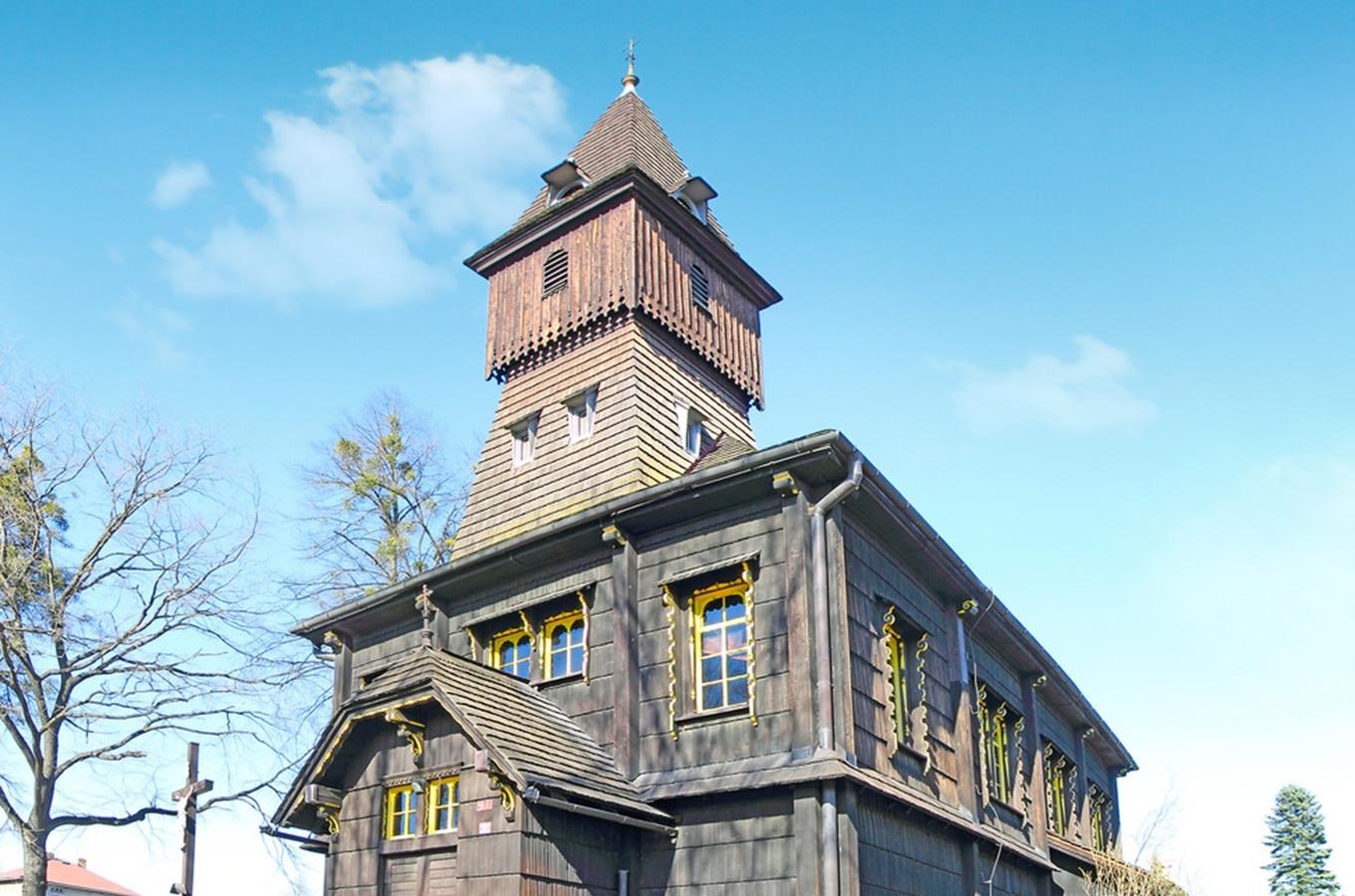 Dřevěný kostel Povýšení sv. Kříže v Bystřici
