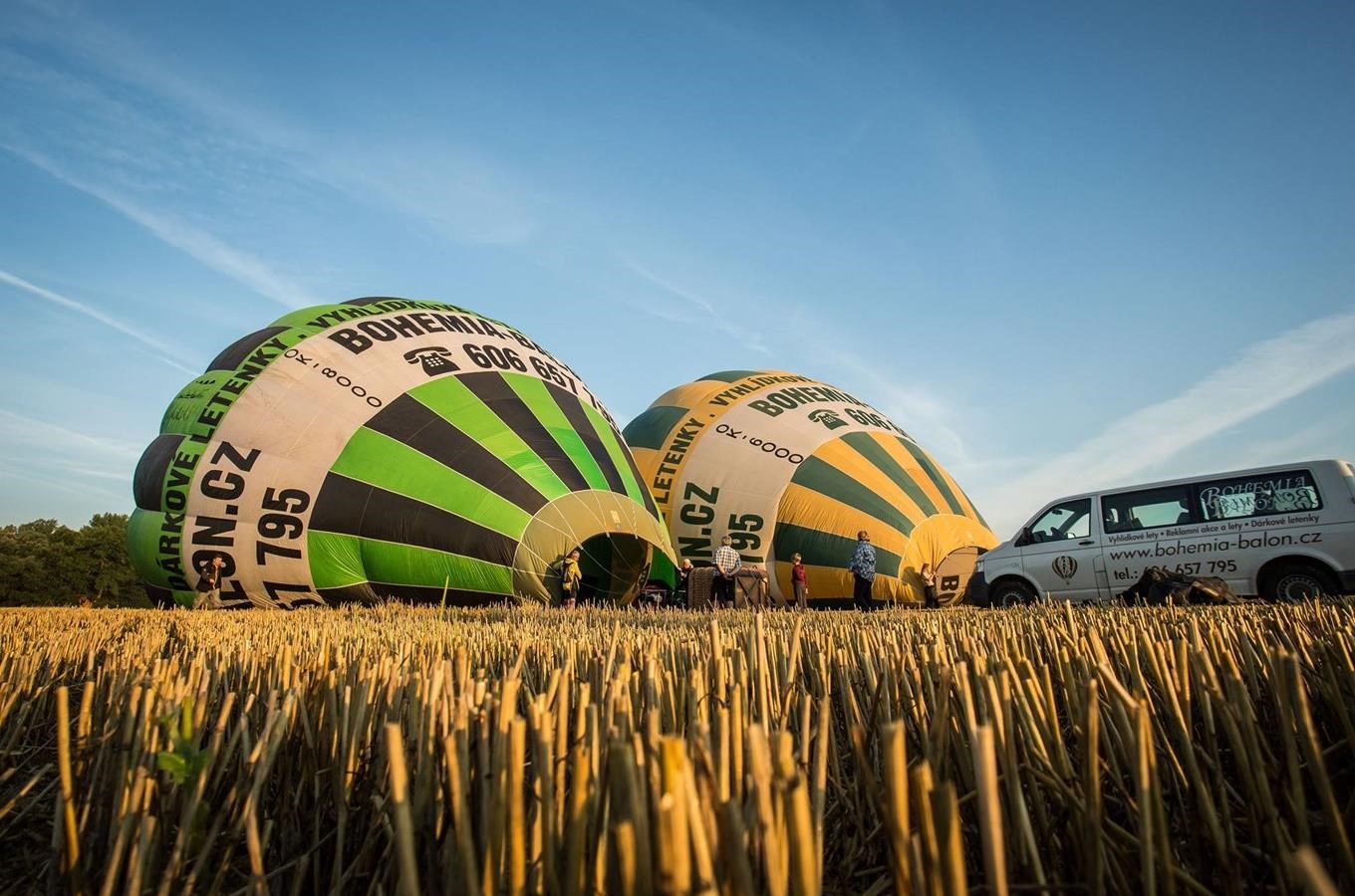 Vyhlídkové lety horkovzdušným balónem Bohemia Balón