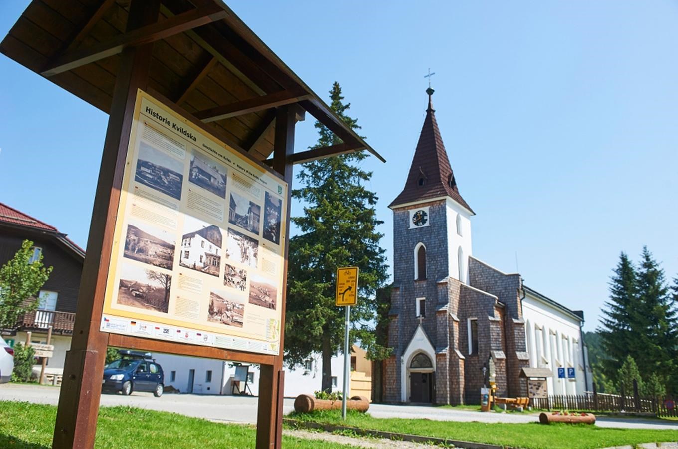 Kostel sv. Štěpána Kvilda