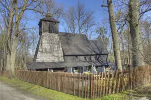 Dřevěný kostelík Guty
